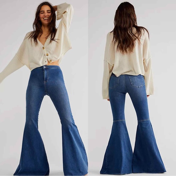 Free People Denim - Free People | Just Float on High Rise Flare Jeans